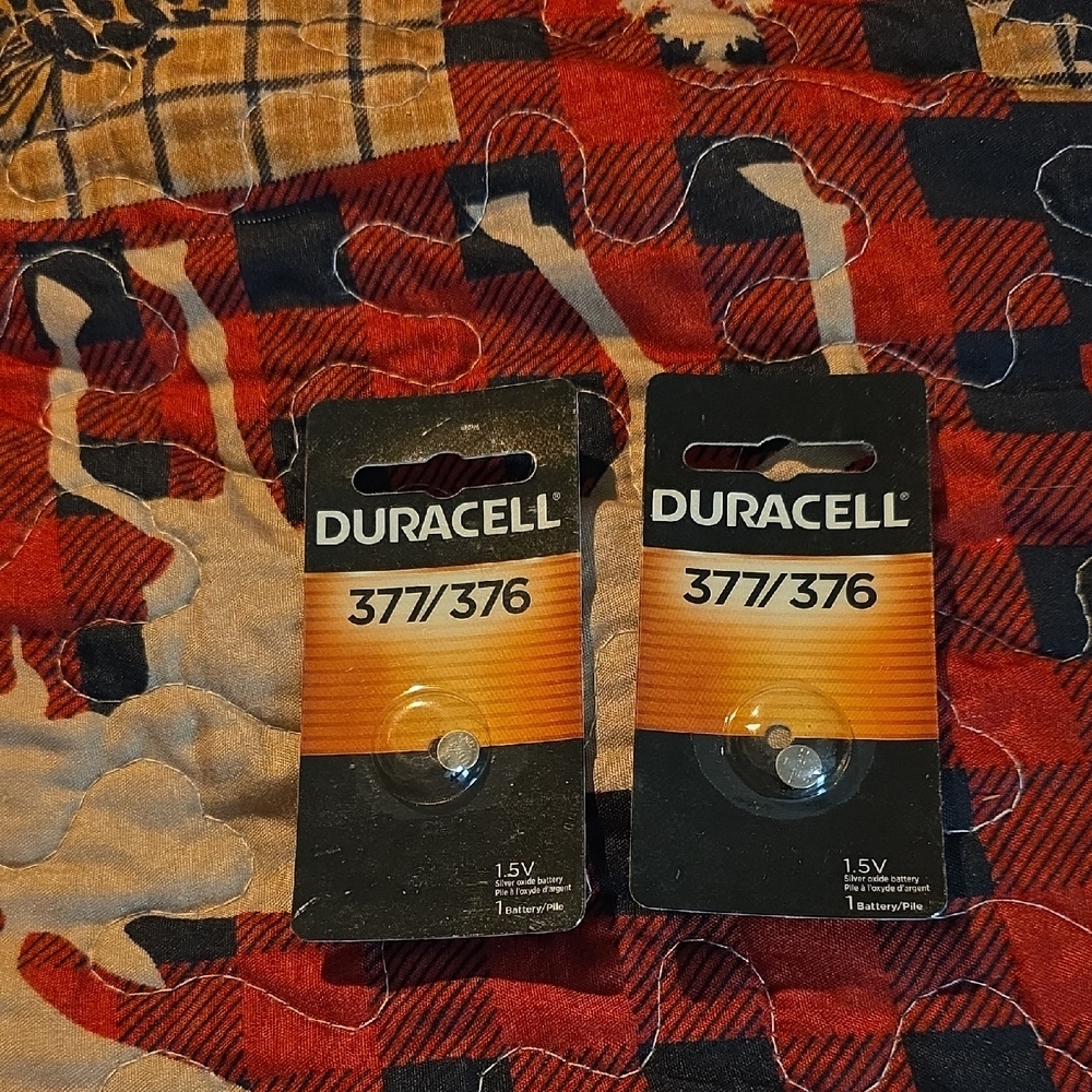 Duracell Silver Button Cell 1.5 V Batteries 377 / 376
